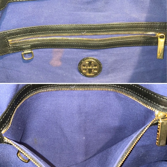 TORY BURCH Large Black Saffiano Leather Tote Bag - Picture 15 of 16